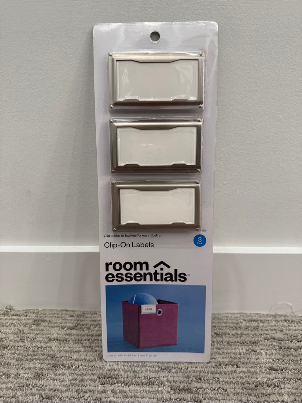 Clip-On Labels BNWT